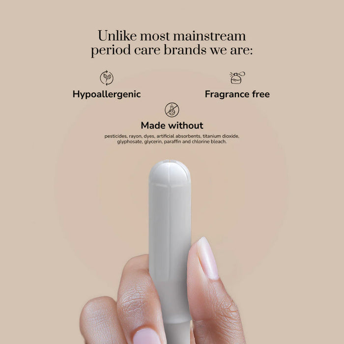 Riley Organic Cotton Applicator Tampons