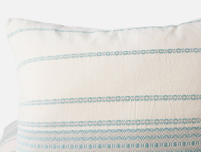 Rippled Stripe Organic Sham - Coyuchi | Undyed w/Surf