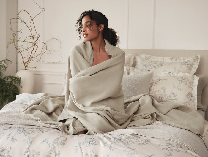Romneya Organic Print Sham