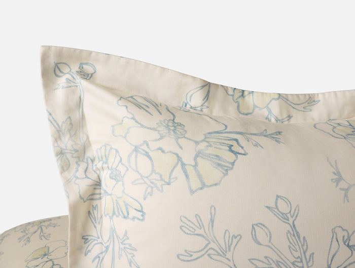 Romneya Organic Print Sham