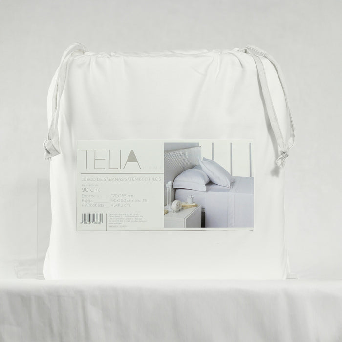 Sábana encimera algodón 600 hilos detalle bolsa