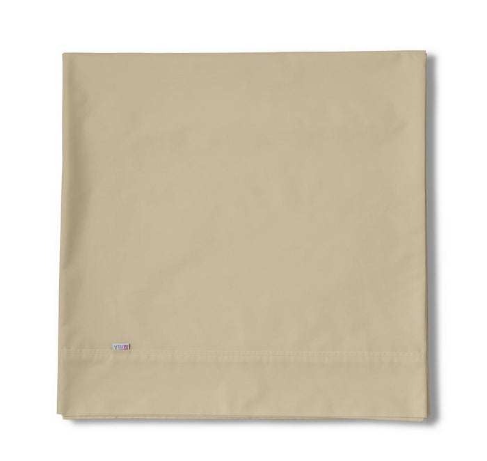 Sábana encimera algodón camel producto plegado