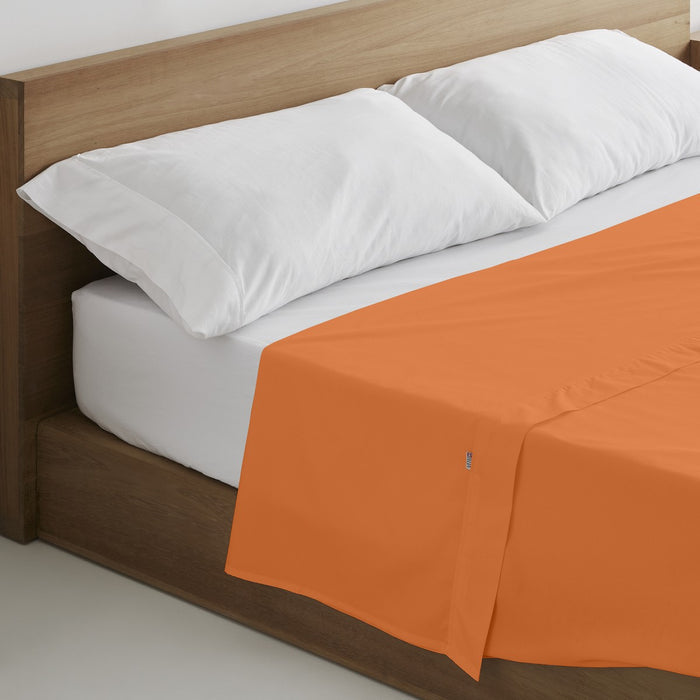Sábana encimera algodón mango escena de cama