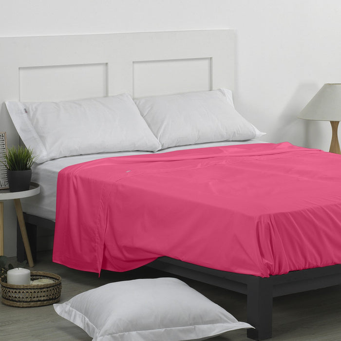 Sábana encimera 50/50 chicle escena de cama