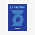 Santorini Greece wall art print