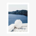 Santorini Vase wall art print