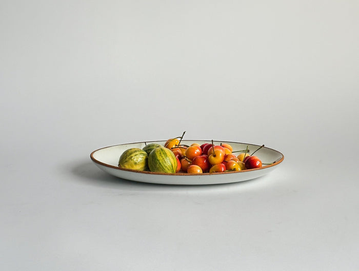 Sarah Kersten Studio Oval Serving Platter | Pacific White