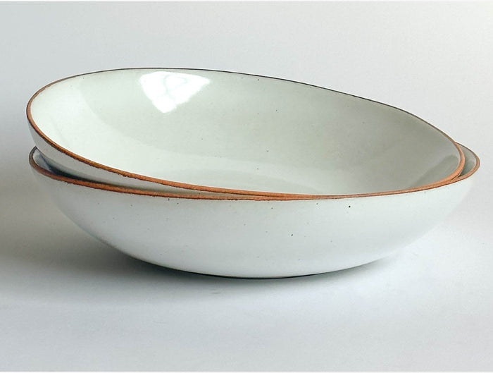 Sarah Kersten Studio Serving Bowl | Pacific White