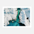 Sarakiniko Overhead wall art print