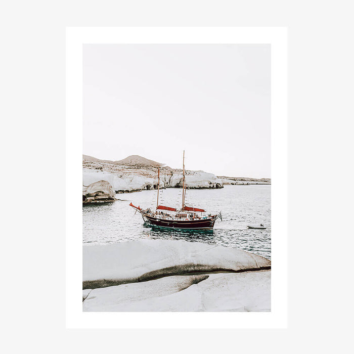 Sarakiniko Ship wall art print