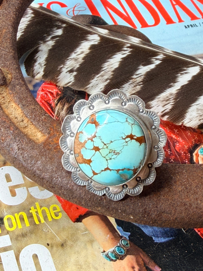 Scott Skeets Mine #8 Adjustable Navajo Ring