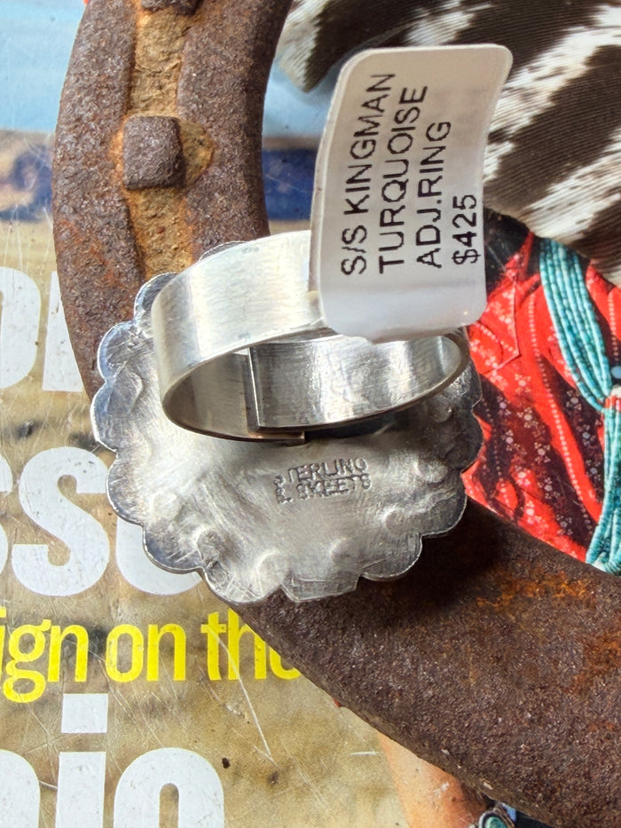 Scott Skeets Mine #8 Adjustable Navajo Ring