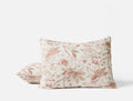 Sea Bloom Print Sham - Coyuchi | Natural w/Praline