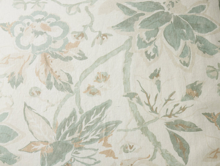 Sea Bloom Print Sham - Coyuchi | Natural w/Sage