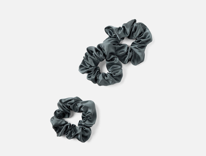 Selene Organic Silk Scrunchy, Set of 3