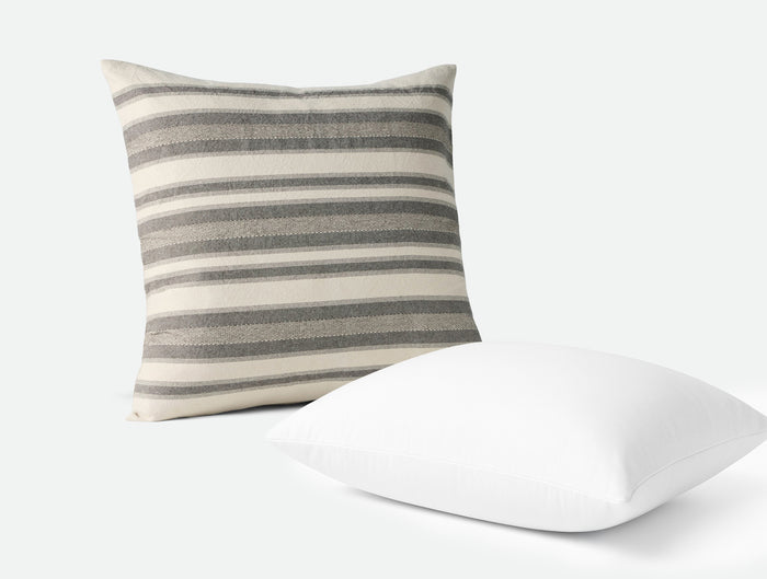 Serrano Organic Decorative Pillow Cover + Pillow Insert Set