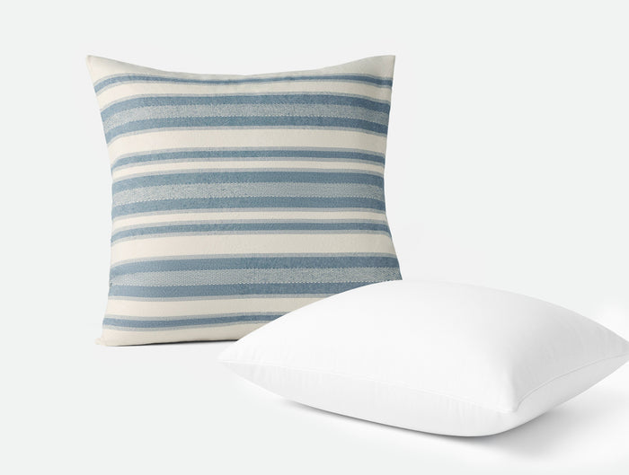 Serrano Organic Decorative Pillow Cover + Pillow Insert Set