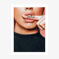 Shhh wall art print