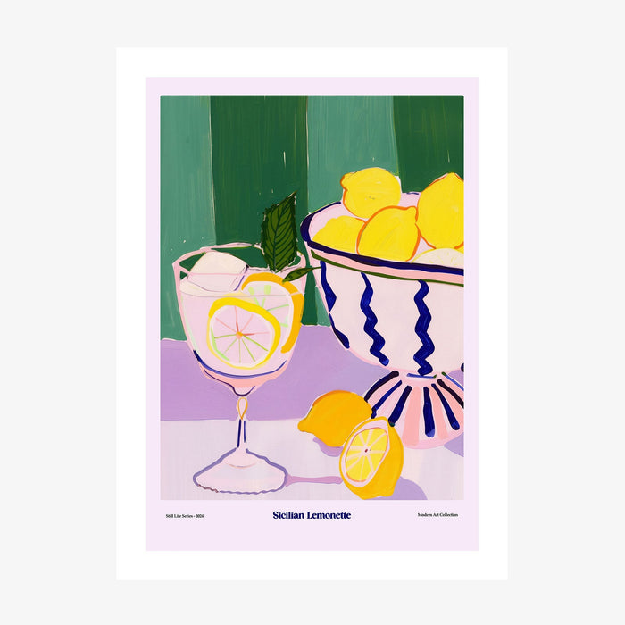 Sicilian Lemonette wall art print