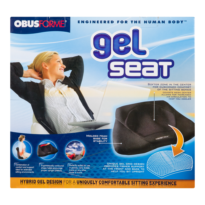 Siège en gel Obusforme