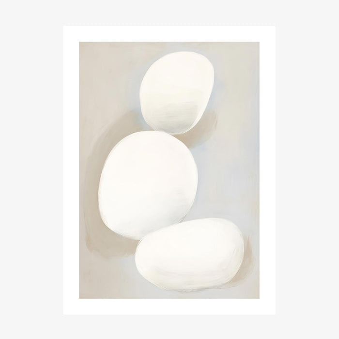 Smooth Pebbles wall art print