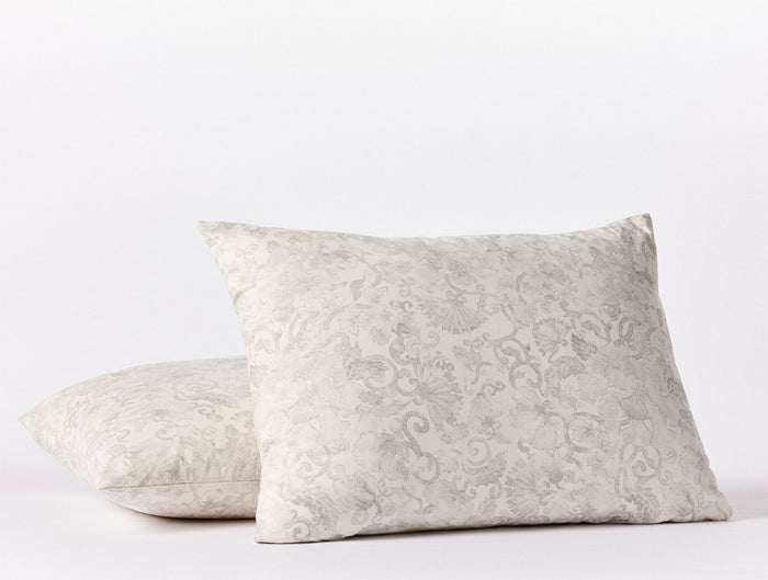 Solana Organic Print Standard Sham | Undyed w/Grays Botanical