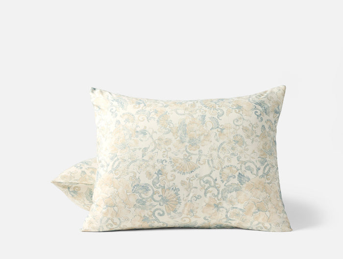 Solana Organic Print Sham - Coyuchi | Tidal w/Doe