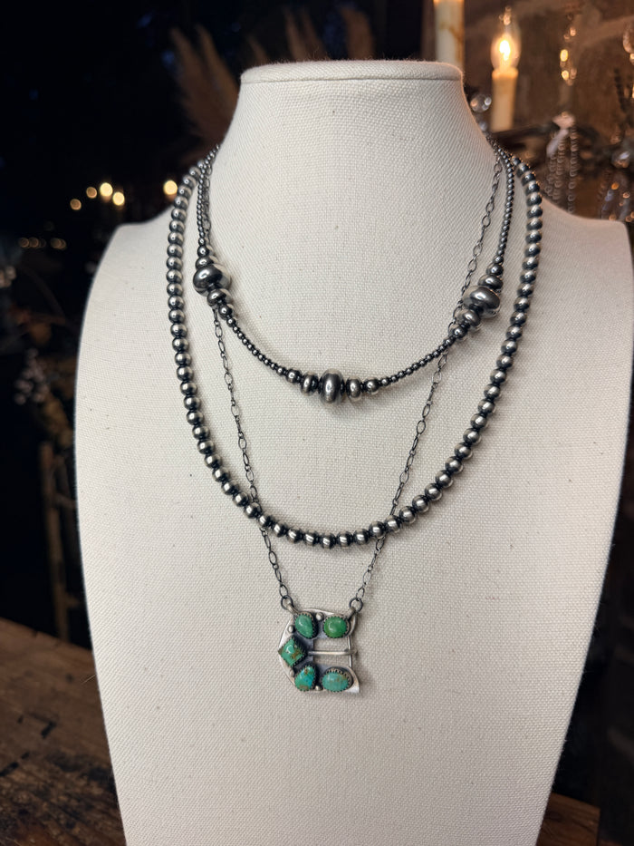 Sonoran Gold Buckle Necklace 22”