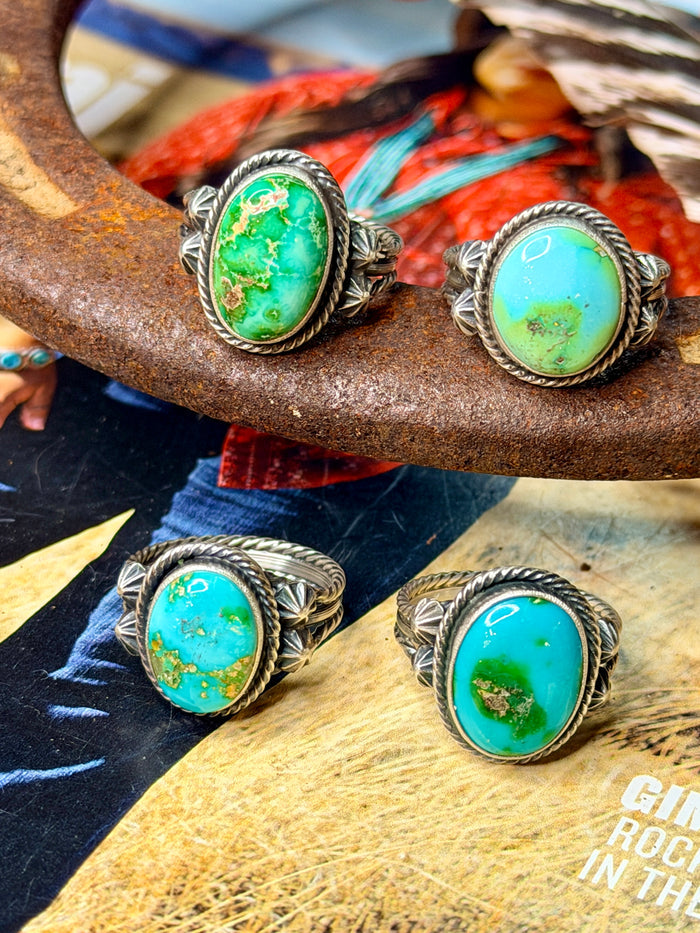 Sonoran Gold Ring by Samuel Yellowhair size 7
