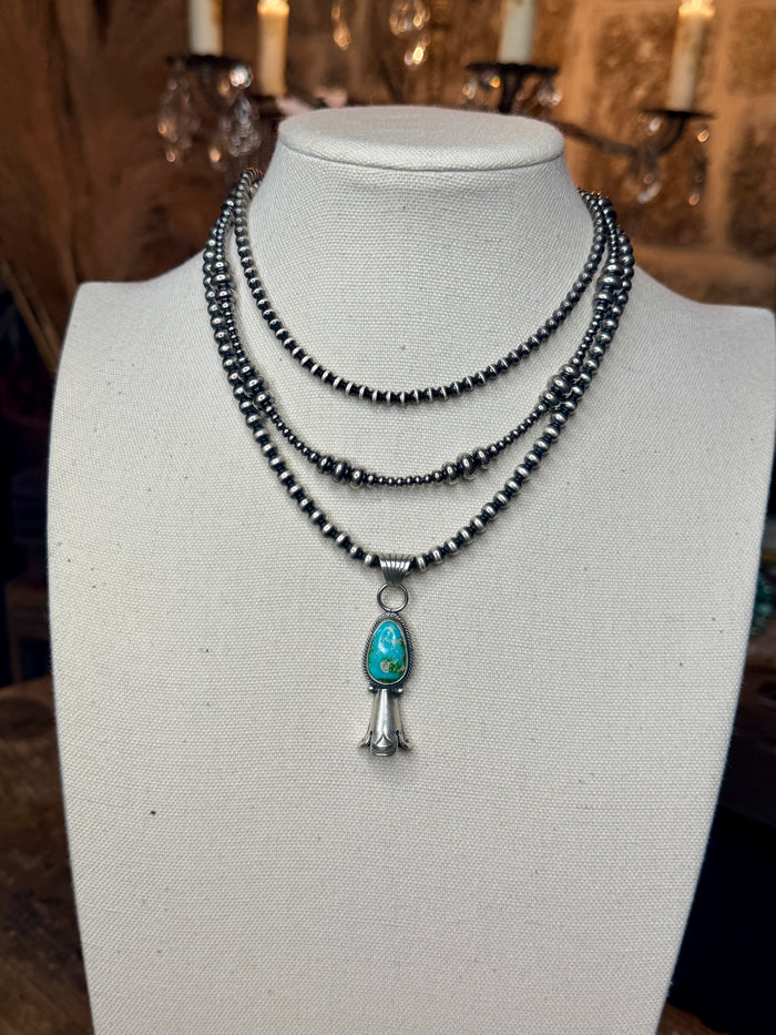 Sonoran Mountain Turquoise & Sterling Silver Necklace