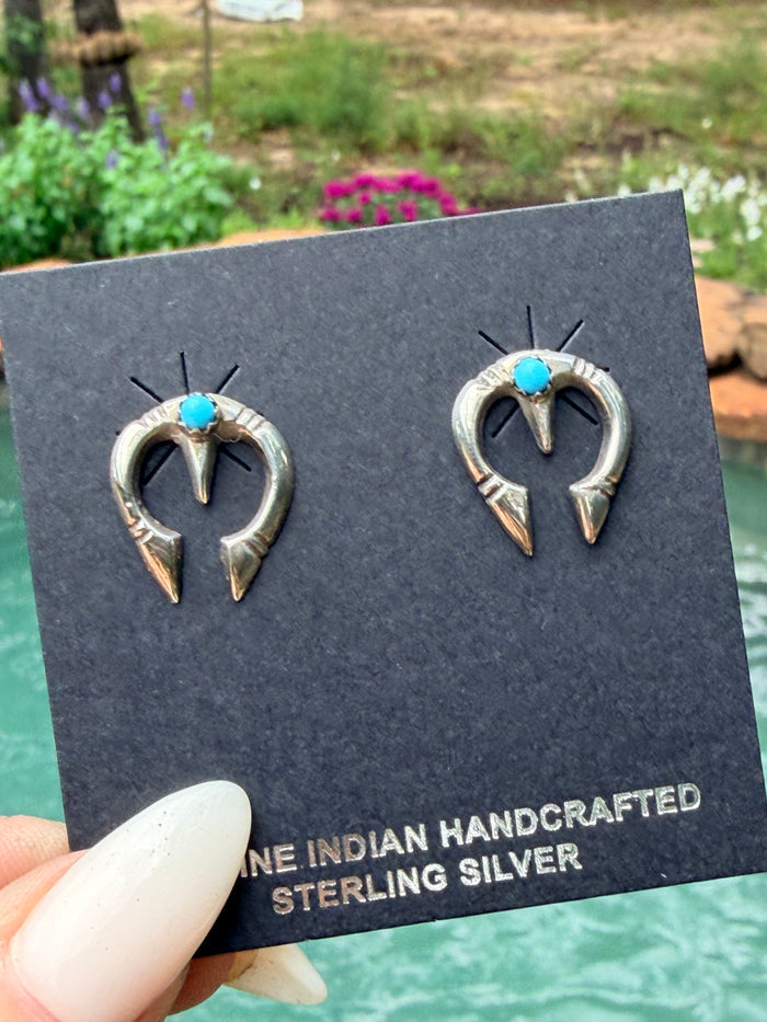 Sterling Silver Naja Studs by Shantel Bitsie