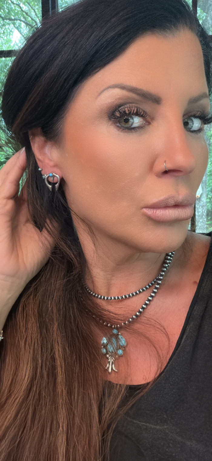 Sterling Silver Naja Studs by Shantel Bitsie