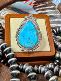 Sterling Silver Turquoise Ring size 6