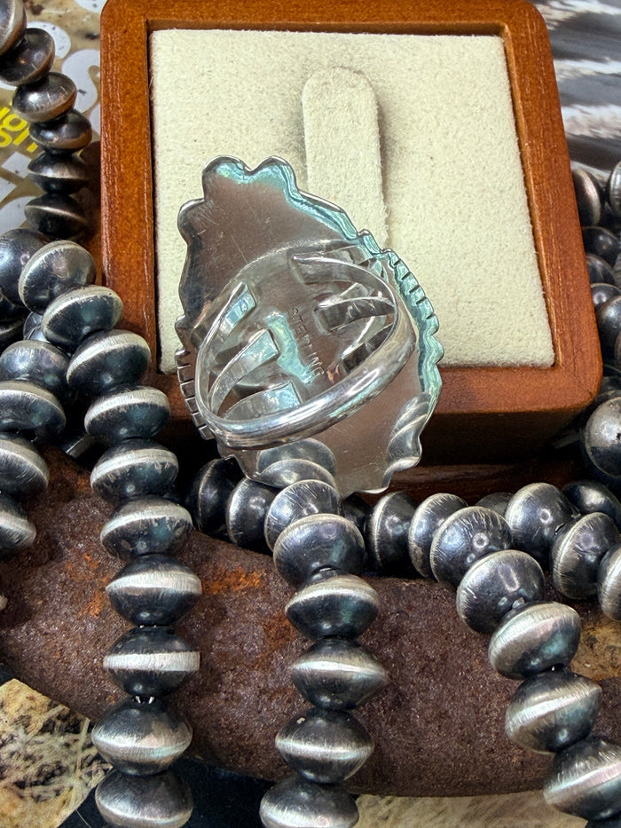 Sterling Silver Turquoise Ring size 6