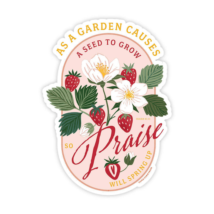 Strawberry Faith Decal Sticker