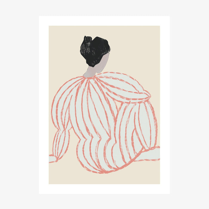 Stripe Pyjamas wall art print