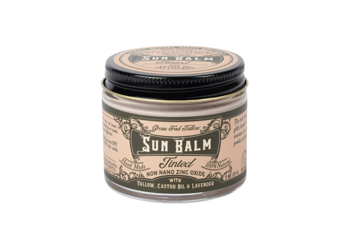 Sun Balm - Tinted Tallow Lavender Sunscreen "reef safe"