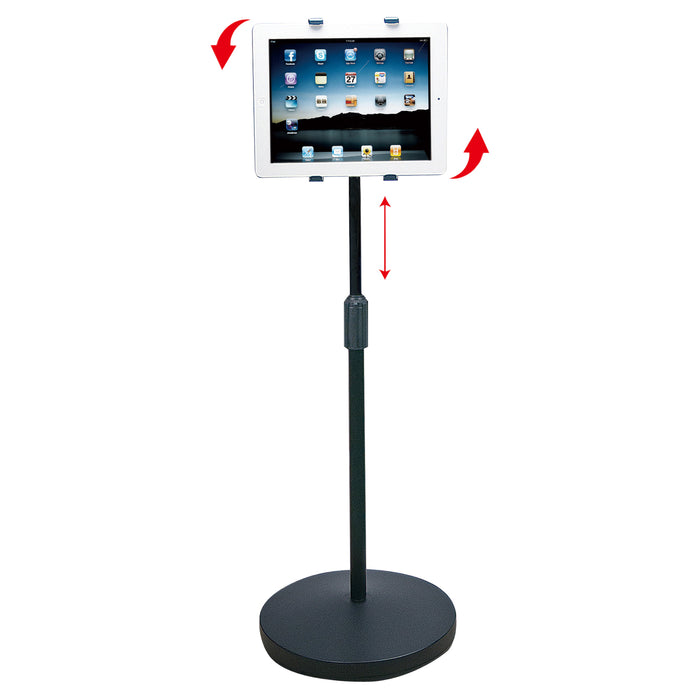 Support sur pied ajustable pour tablette électronique