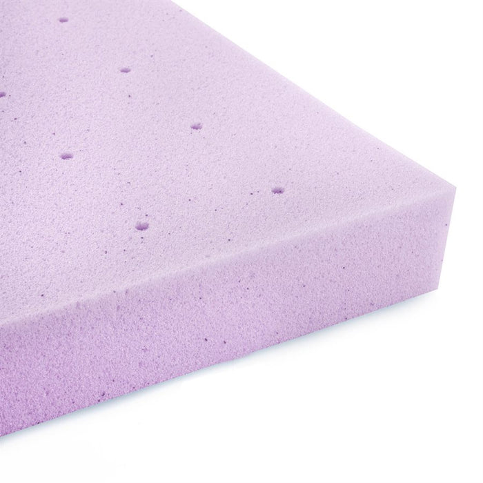 Surmatelas de mousse mémoire à la lavande VX