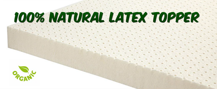 Surmatelas en latex biologique