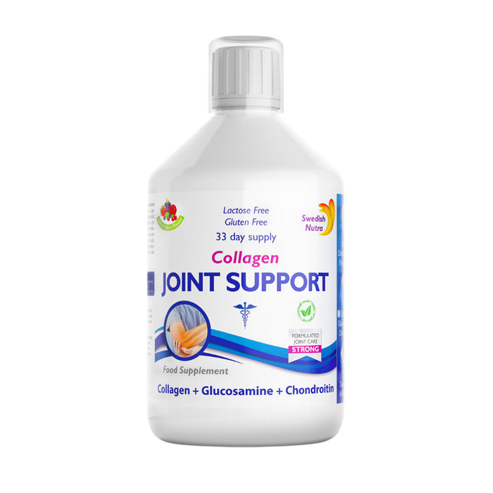 Swedish Nutra Collagen Joint Support bottle.