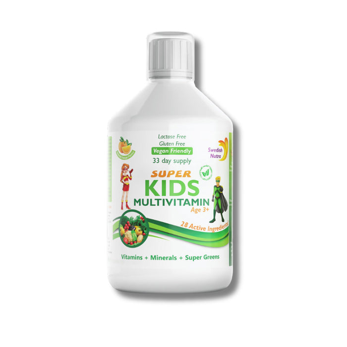 Swedish Nutra Super Kids Multivitamin Bottle
