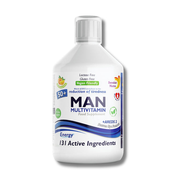 Swedish Nutra Man Active 50+ Bottle