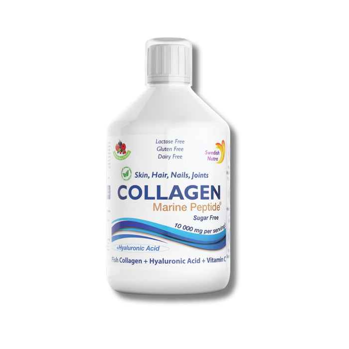 Swedish Nutra Collagen Marine Peptide bottle.