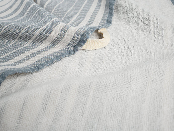 Sycamore Organic Cotton Linen Towels - Coyuchi | Flax w/Gulf