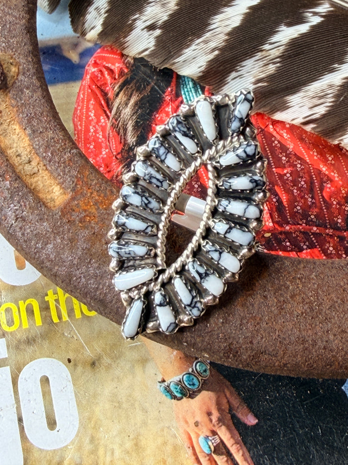 Tamara Benally White Buffalo Ring