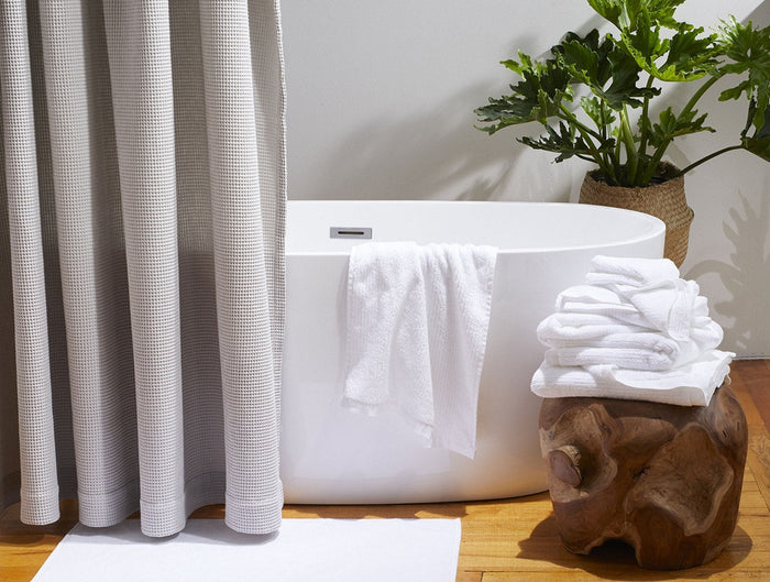 Temescal Organic Bath Mat | Alpine White