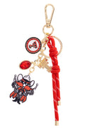 Texas Tech Red Raiders Cluster Bag Charm in Red