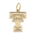 Texas Tech Red Raiders Shiny Gold Logo Charm