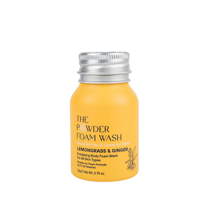 The Powder Foam Body Wash in Lemongrass & Ginger
